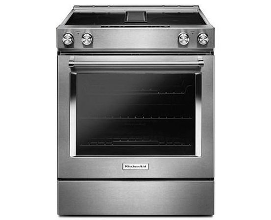KitchenAid 30-Inch Slide-In Electric Range - KSEG950ESS