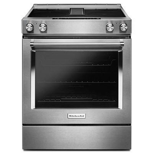 KitchenAid 30-Inch Slide-In Electric Range - KSEG950ESS