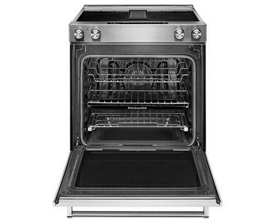 KitchenAid 30-Inch Slide-In Electric Range - KSEG950ESS