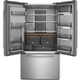 KitchenAid 36-Inch, 23.8 Cu. Ft. Counter-Depth French 3-Door Refrigerator With Ice And Water Dispensing System - KRFC704FPS