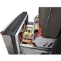 KitchenAid 36-Inch, 23.8 Cu. Ft. Counter-Depth French 3-Door Refrigerator With Ice And Water - KRFC704FBS