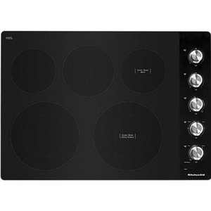 KitchenAid 30-Inch Built-In Electric Cooktop With 5 Elements - KCES550HSS