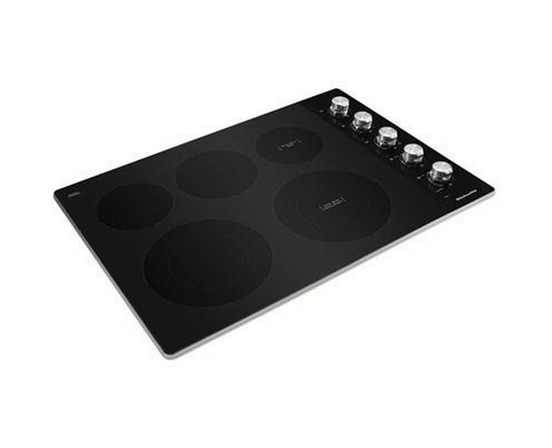 KitchenAid 30-Inch Built-In Electric Cooktop With 5 Elements - KCES550HSS