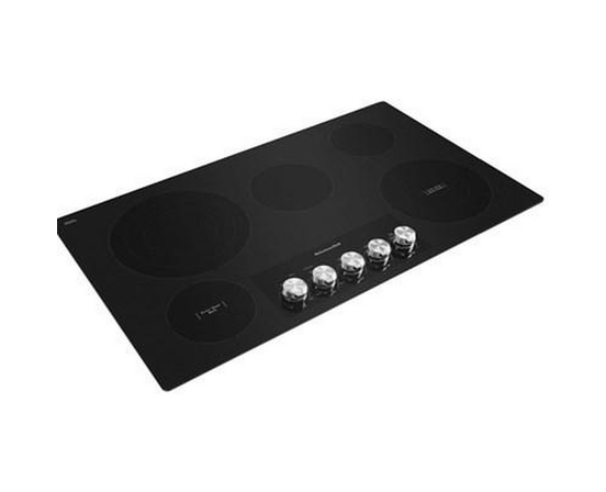KitchenAid 36-Inch Built-In Electric Cooktop With Even-Heat™ Ultra Power™ Element - KCES556HBL