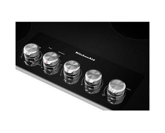 KitchenAid 36-Inch Built-In Electric Cooktop With Even-Heat™ Ultra Power™ Element - KCES556HSS