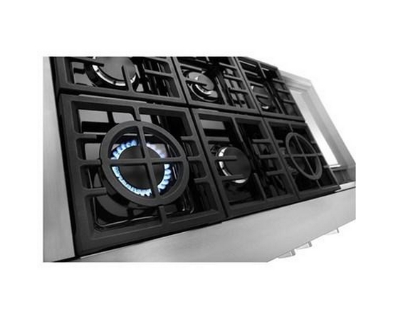 KitchenAid 48-Inch Gas Rangetop With Griddle - KCGC558JSS