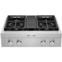 KitchenAid 30-Inch Built-In Gas Rangetop With Ultra Power™ Dual-Flame Burners - KCGC500JSS