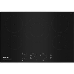 KitchenAid 30-Inch Built-In Electric Induction Cooktop - KCIG550JBL