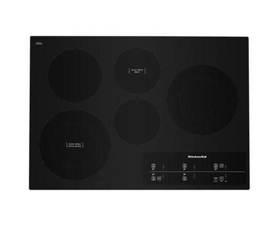KitchenAid 30-Inch Built-In Electric Cooktop With Even-Heat™ Technology - KCES950KSS