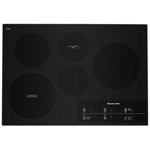 KitchenAid 30-Inch Built-In Electric Cooktop With Even-Heat™ Technology - KCES950KSS