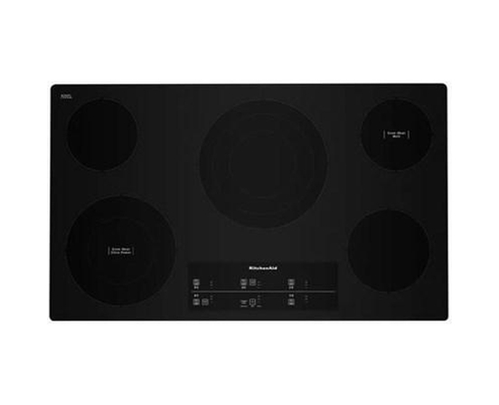 KitchenAid 36-Inch Built-In Electric Cooktop With Even-Heat™ Technology - KCES956KSS