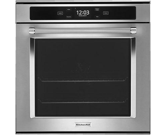KitchenAid 24-Inch, 2.9 Cu. Ft. Built-In Single Wall Oven With Wi-Fi Connectivity - YKOSC504PPS