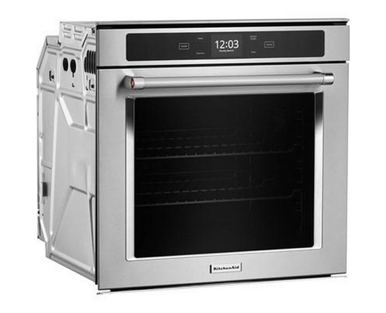 KitchenAid 24-Inch, 2.9 Cu. Ft. Built-In Single Wall Oven With Wi-Fi Connectivity - YKOSC504PPS