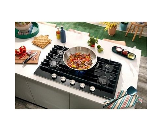 KitchenAid 30-Inch Built-In Gas Cooktop With 5 Burners - KCGG530PBL