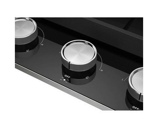 KitchenAid 36-Inch Built-In Gas Cooktop With 5 Burners - KCGG536PBL