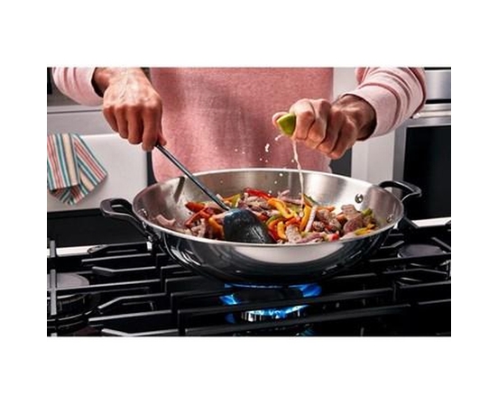 KitchenAid 36-Inch Built-In Gas Cooktop With 5 Burners - KCGG536PBL