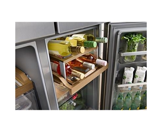 KitchenAid 36-Inch, 19.4 Cu. Ft. Counter-Depth French 4-Door Refrigerator With Water And Ice Dispensing System - KRQC736RPS