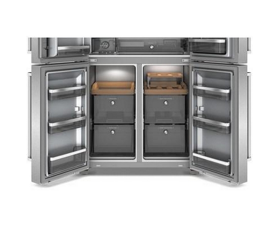 KitchenAid 36-Inch, 19.4 Cu. Ft. Counter-Depth French 4-Door Refrigerator With Water And Ice Dispensing System - KRQC736RPS