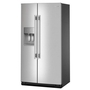KitchenAid 36-Inch, 21 Cu. Ft. Counter-Depth, Side-By-Side Refrigerator With Ice And Water Dispenser - KRSC536RPS