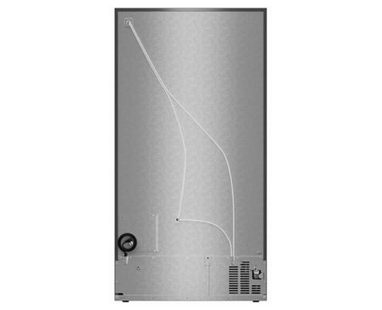 KitchenAid 36-Inch, 21 Cu. Ft. Counter-Depth, Side-By-Side Refrigerator With Ice And Water Dispenser - KRSC536RPS