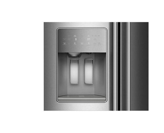KitchenAid 36-Inch, 28 Cu. Ft. Side-By-Side Refrigerator With Ice And Water Dispenser - KRSF536RPS