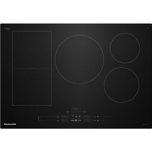 KitchenAid 30-Inch Built-In Temp Cook™ Induction Cooktop With 5 Cooking Zones - KCIT730SBL