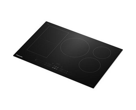 KitchenAid 30-Inch Built-In Temp Cook™ Induction Cooktop With 5 Cooking Zones - KCIT730SBL