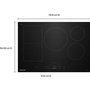 KitchenAid 30-Inch Built-In Temp Cook™ Induction Cooktop With 5 Cooking Zones - KCIT730SBL