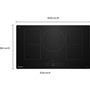 KitchenAid 36-Inch Built-In Temp Cook™ Induction Cooktop With 5 Cooking Zones - KCIT736SSS
