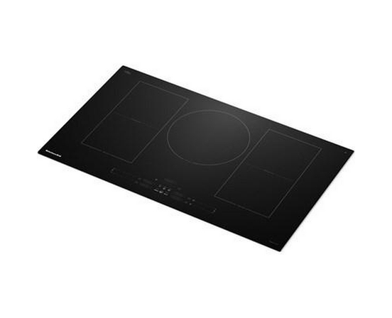 KitchenAid 36-Inch Built-In Temp Cook™ Induction Cooktop With 5 Cooking Zones - KCIT736SBL