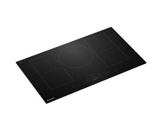 KitchenAid 36-Inch Built-In Temp Cook™ Induction Cooktop With 5 Cooking Zones - KCIT736SBL