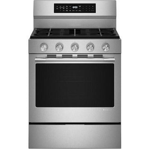 KitchenAid 30-Inch Smart Freestanding Gas Range With Convection - KFGS530SPS