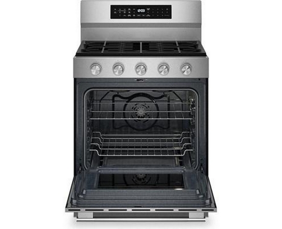 KitchenAid 30-Inch Smart Freestanding Gas Range With Convection - KFGS530SPS