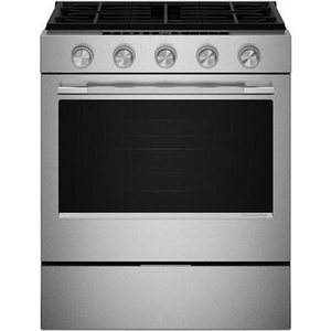 KitchenAid 30-Inch Smart Slide-In Gas Range With Convection Cooking Modes - KSGS330SPS