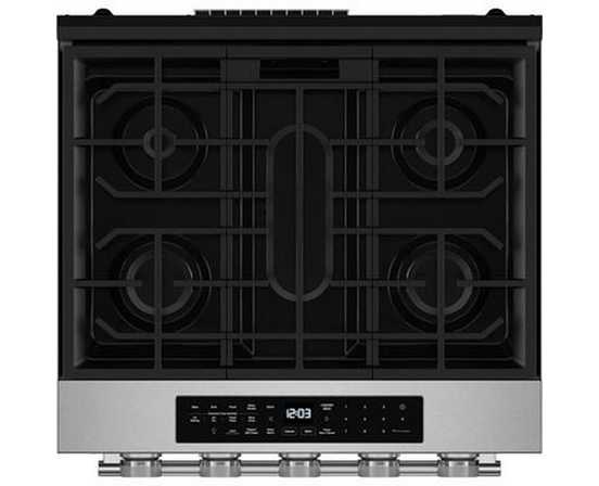 KitchenAid 30-Inch Smart Slide-In Gas Range With Convection Cooking Modes - KSGS330SPS