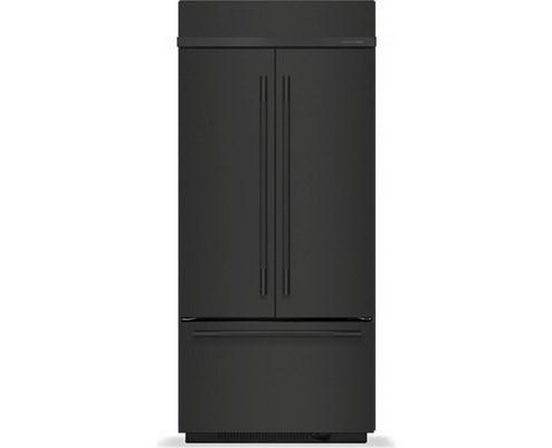 KitchenAid 36-Inch, 20.8 Cu. Ft. Built-In French 3-Door Refrigerator - KBFN536SBE