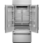KitchenAid 36-Inch, 20.8 Cu. Ft. Built-In French 3-Door Refrigerator - KBFN536SPS
