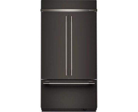 KitchenAid 42-Inch, 24.2 Cu. Ft. Built-In French 3-Door Refrigerator - KBFN542SBE