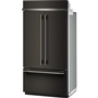 KitchenAid 42-Inch, 24.2 Cu. Ft. Built-In French 3-Door Refrigerator - KBFN542SBE