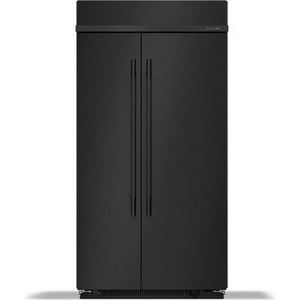 KitchenAid 42-Inch, 25.5 Cu. Ft. Built-In Side-By-Side Refrigerator With Platinum Interior - KBSN742SBE