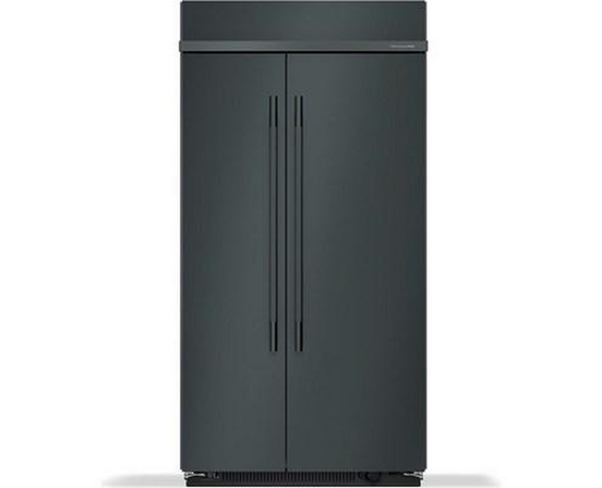 KitchenAid 42-Inch, 25.5 Cu. Ft. Built-In Side-By-Side Refrigerator With Platinum Interior - KBSN742SJP