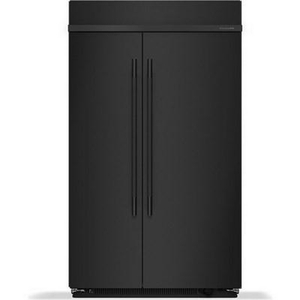 KitchenAid 48-Inch, 30 Cu. Ft. Built-In Side-By-Side Refrigerator With Platinum Interior - KBSN748SBE