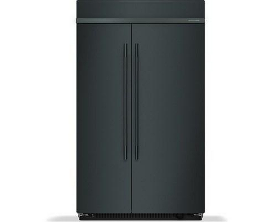 KitchenAid 48-Inch, 30 Cu. Ft. Built-In Side-By-Side Refrigerator With Platinum Interior - KBSN748SJP