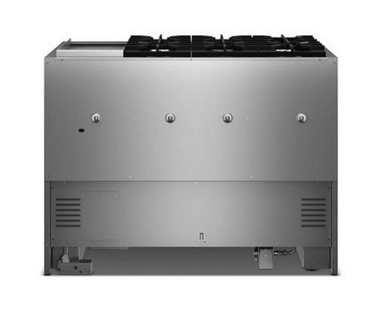 KitchenAid 48-Inch Freestanding Commercial-Style Dual-Fuel Range With Griddle - KFDD948SSC