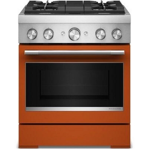 KitchenAid 30-Inch Freestanding Commercial-Style Dual-Fuel Range - KFDS930SSC