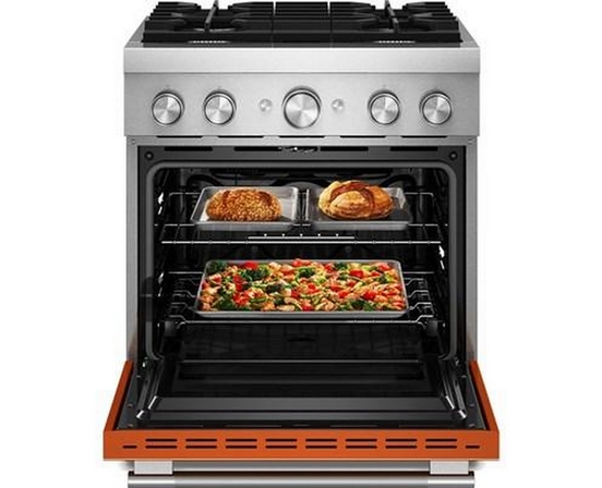 KitchenAid 30-Inch Freestanding Commercial-Style Dual-Fuel Range - KFDS930SSC