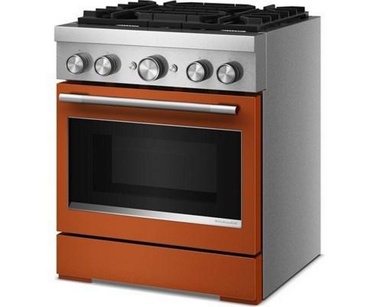 KitchenAid 30-Inch Freestanding Commercial-Style Dual-Fuel Range - KFDS930SSC