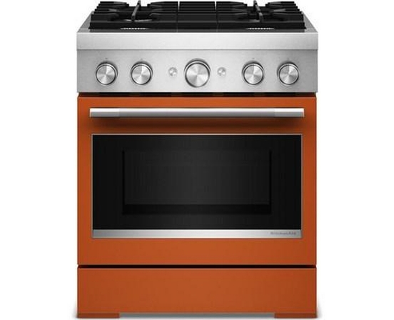 KitchenAid 30-Inch Freestanding Commercial-Style Dual-Fuel Range - KFDS930SSC