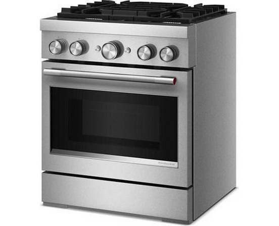 KitchenAid 30-Inch Freestanding Commercial-Style Dual-Fuel Range - KFDS930SSS