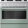 KitchenAid 36-Inch Freestanding Commercial-Style Dual-Fuel Range - KFDS936SDC